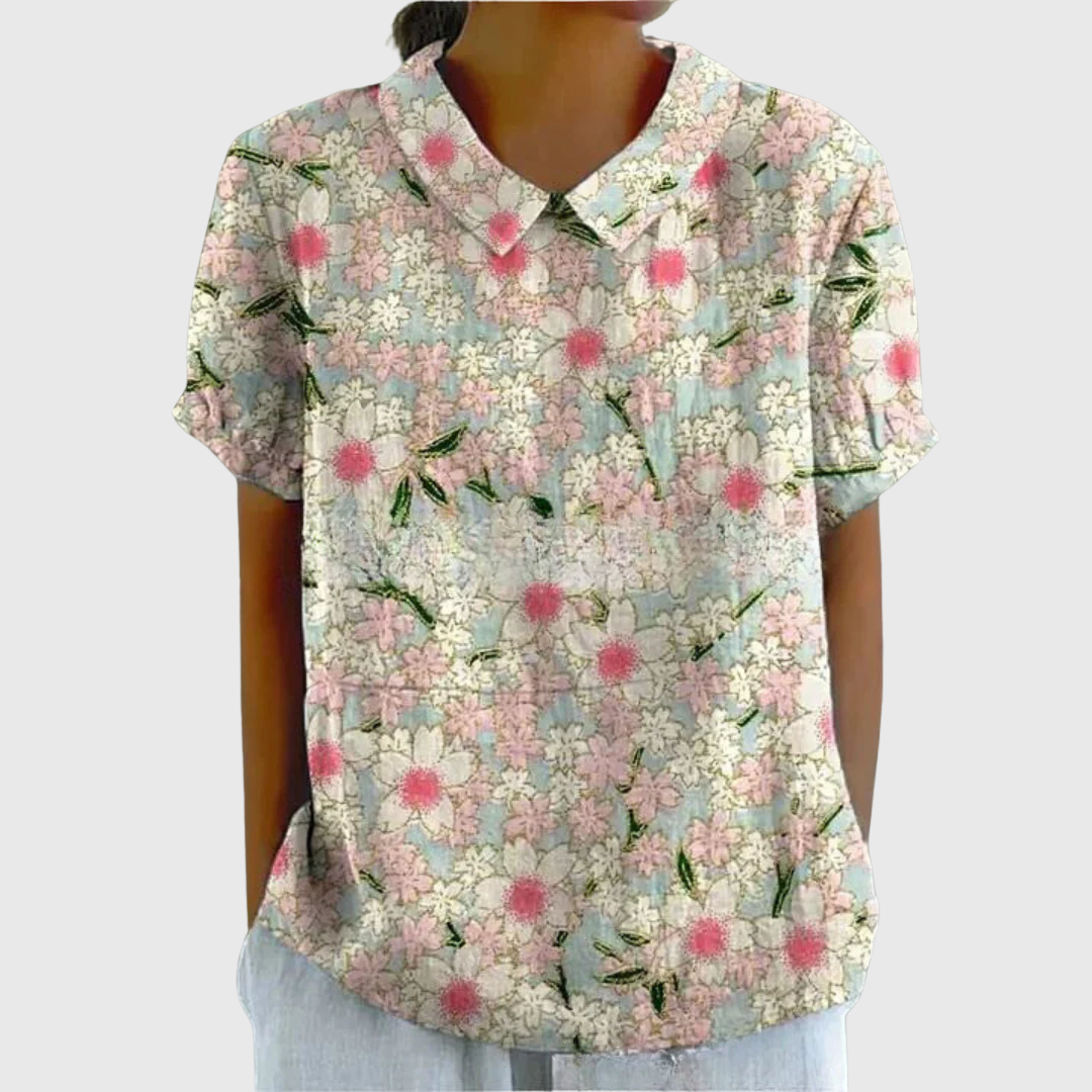 Bonnie | Vintage Floral Blouse